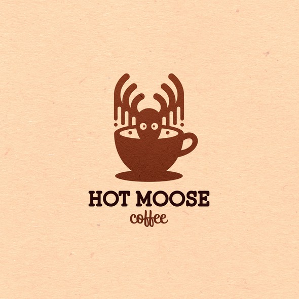 hot moose coffee logo