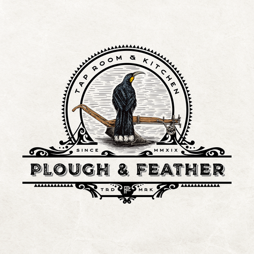 plough and feather logo