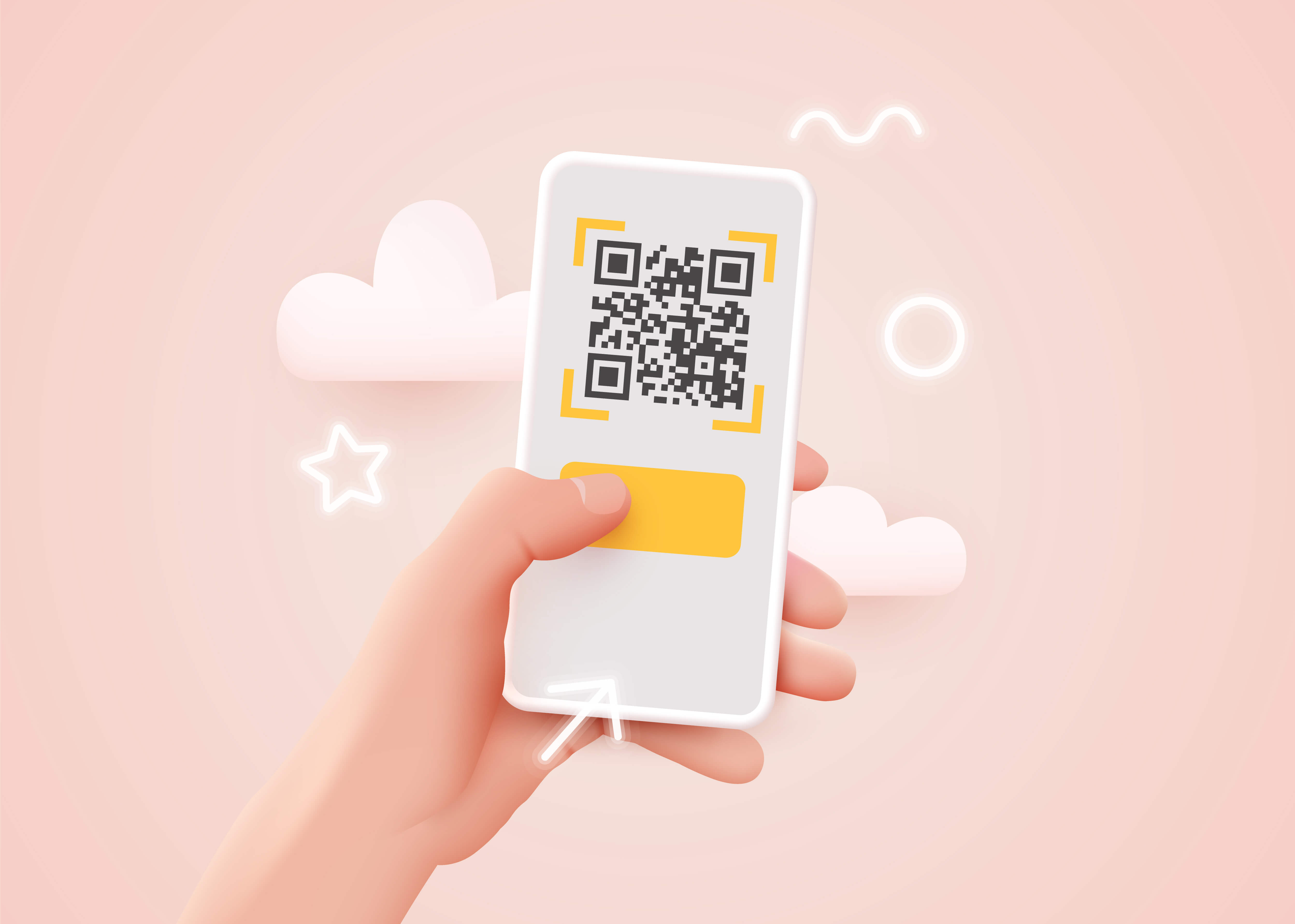 phone scanning QR to make payments